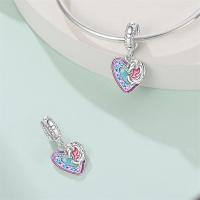 Encanto de Flamenco y Unicornio de Plata Esterlina 925 Joyería de Pulsera Original DIY para Mujeres - details 51