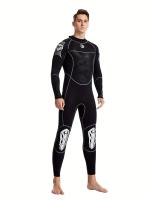 Hisea-Traje de Neopreno para Hombre, con Patrón de Dragón, 3Mm de Grosor, a Prueba de Frío, Manga Larga, Una Pieza, con Alta - details 0