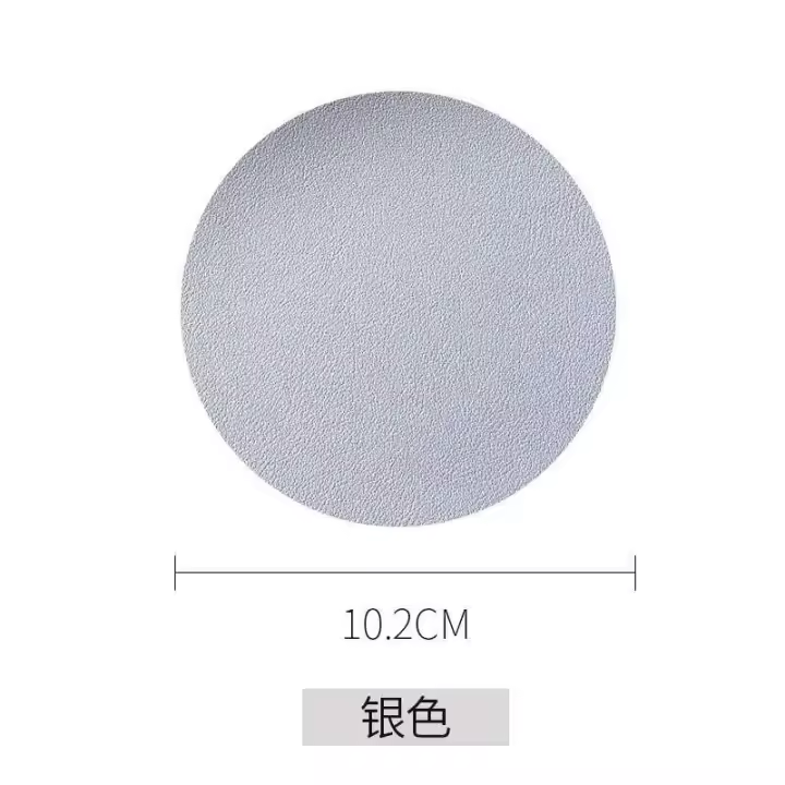 Posavasos de Cuero Sintético Impermeable Resistente al Calor, Almohadilla de Aislamiento Térmico para Villa, Mesa Personal, Cocina y Comedor - 1