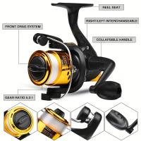Combo de Pesca Telescópica Proberos Extra Ligero Acción Media, Carrete Resistente, Cebos Variados para Deportes y Afueros - details 7