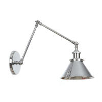 Lámpara de pared de estilo europeo, candelabro de estilo nórdico Vintage cromado, luces LED para sala de estar, dormitorio y baño - details 0