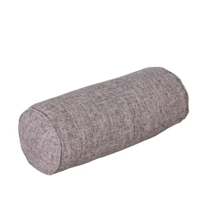 Almohada larga Interior redonda para dormir, cojín Rectangular de lino y algodón de imitación para la siesta, decoración Interior del hogar y el dormitorio - 1