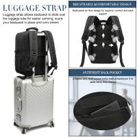 Mochila de viaje cabina avion para hombre, 40x20x25, impermeable, para deporte al aire libre - details 3