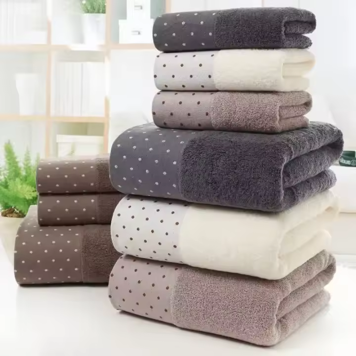 Toalla gruesa de algodón puro, toallas grandes superabsorbentes, suaves, cómodas, 75x35cm - 1