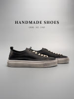 Zapatos hechos a mano retro de la vieja moda casual, zapatos de cuero de vaca de primera capa transpirable. - details 32