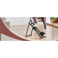 HitGo Stepper plegable - Escalador de escaleras vertical para gimnasio en casa, equipo de entrenamiento cardiovascular de cuerpo completo con manillar ajustable - details 1