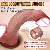 Leten Pulga Gigante Realista Curva para el Placer Griquetal y Anal Juguetes Sexuales para Parejas - details 2