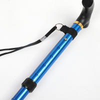 Bastón de senderismo plegable y liviano con punta de goma, altura ajustable y agarre antideslizante para caminatas y mochilas - details 3
