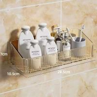 Soporte de iluminación para cosméticos instalado en la pared de la esquina, organizador de plástico, accesorios de baño no requieren perforación - details 4