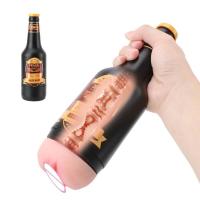 Leten Soft Ora Pussy Real Vagina Juguete Erótico para Adultos Juguetes para Hombres Regalo Sexo hine Manual Masturbador Masculino Portátil Botella de Cerveza - details 1