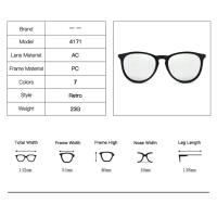 Gafas de sol redondas con montura de Metal para hombre y mujer, lentes de sol con película reflectante, Estilo Vintage, Popular - details 4