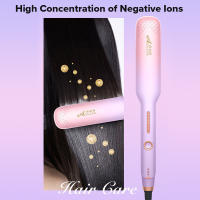 Plancha de pelo Ubeator, plancha de pelo 2 en 1 de calentamiento instantáneo de doble voltaje de titanio, rizador de pelo - details 6