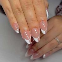 24 Unids/CA Love Pink Juego Completo Falso, Uñas Artificiales Removibles Impermeables, Uñas Decorativas para Mujer - details 24