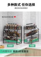 Estante de cocina para botellas de especias, organizador para el hogar, soporte mágico para condimentos, cesta de almacenamiento para palillos - details 15