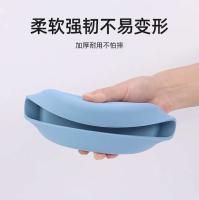 Plato de cena redondo de silicona para exteriores de estilo nórdico de 15cm, juego de calidad alimentaria, horno microondas, bandeja para hornear calentable, cuenco de alimentación para mascotas - details 5