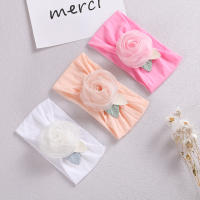 Diadema De Encaje Con Flor Para Bebés Niñas Hecha De Nylon Estilo Diario Accesorio De Cabello Para Niños Regalo De Fiestas Y Fotografía - details 0