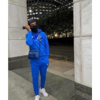 Trapst-suéter de felpa con capucha y estampado de cabeza de Tigre, conjunto deportivo informal con letras degradadas, a la moda - details 19