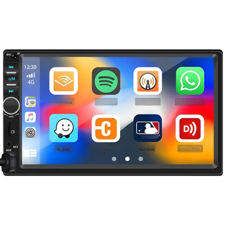 Hikity Radio Coche Bluetooth 2 DIN con Carplay Android Auto Radio Pantalla táctil de 7 Pulgadas Radio Pantalla 2 DIN - 1