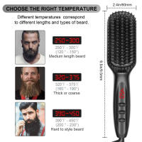 Peine de pelo liso Peine de aire caliente Peine de pelo para hombres Peine de barba Cuidado personal Peine de peinado de barba para hombres - details 5
