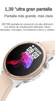 2025 Reloj inteligente para hombres y mujeres, reloj inteligente resistente al agua IP67, reloj deportivo para mujer con pantalla táctil de 1,39 pulgadas, esfera de reloj DIY, podómetro, monitoreo de sueño/frecuencia cardíaca/presión arterial/oxígeno en s - details 1