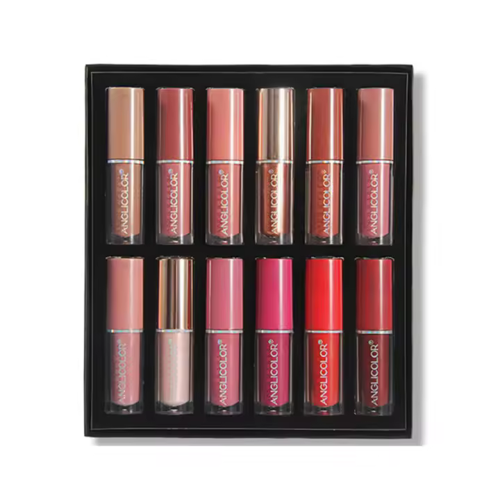 Juego de esmalte de labios natural antiadherente de larga duración, juego de barra de labios mate aterciopelada que no se desvanece - 1