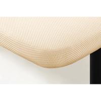Base Tapizada Reforzada |   Tejido 3D Beige |   Válvulas de Transpiración |   Incluye Juego de Patas Metálicas de 26 cm |   Medidas: 135x190 cm - details 4