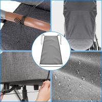 Cubierta parasol extendida para cochecito de bebé, protector solar transpirable, dosel para cochecito de bebé, visera ligera Anti-UV para cochecito - details 27