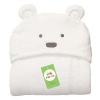 Toalla de Baño de Oso para Bebé Suave, Patrón de Dibujos Animados, 100cm - details 1