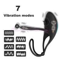 Embalaje privado Vibrador Sexy con doble anillo Eyaculación Parejas Retraso Masajeador de Próstata Estimulador de Clítoris Juguetes para Adultos para Hombres - details 1
