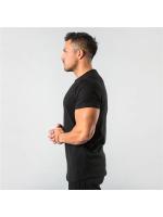 Moda Masculina Slim Fit Camiseta de Manga Corta para Fitness Diseño Muscular para Corredores - details 13