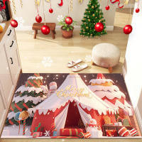 Decorativo Navidad Alfombra, Antideslizante, Felpudo de Navidad de Entrada, Alfombras Absorbente de Navidad, Navidad Felpudo, Alfombra de Decoración de Navidad para Salón Baño - details 10