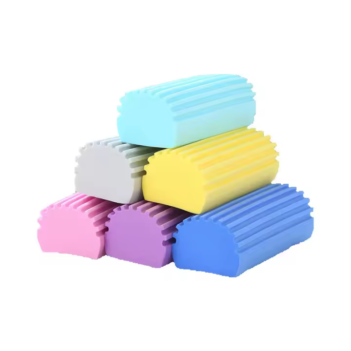 6 esponjas para limpiar el polvo , esponjas de limpieza para limpiar zócalos, persianas, ventanas, etc. - 1