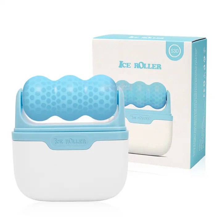 Rodillo de hielo facial 2 en 1, reduce la hinchazón, la migraña, alivio del dolor, productos para el cuidado de la piel - 1
