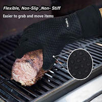 Walfos-guantes largos de silicona para cocina, manoplas resistentes al calor para asar al horno, microondas, 1 unidad - details 7