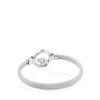 Pulsera de Oso de Plata Esterlina S925 Diseño Exquisito de Trenza de Moda Europea y Americana - details 3