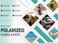 KAPVOE Polarized Sunglasses Fit Over Glasses for Men Women Oversized Sun Glasses UV400 Protection Shades - details 5