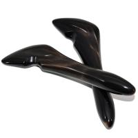 Cuerno de búfalo natural negro barra de refuerzo puntiaguda lápiz extracción sutra barra de raspado facial barra de masaje ocular - details 3