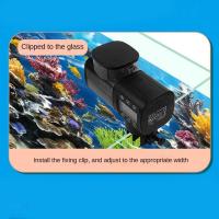 Alimentador de tanque de peces de 250ML/500M, pantalla LCD, temporizador ajustable, alimentador automático inteligente, pantalla Digital - details 11