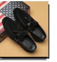 Zapatos de cuero de los hombres de la nueva moda de negocios puntiagudos zapatos de los hombres británico Su Liu versátil casual un pedal - details 10