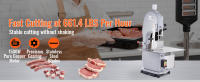 SucceBuy Sierra de cinta eléctrica comercial para carne de 1500 W, sierra de huesos de acero inoxidable para cortar carne y huesos - details 0