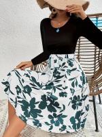 Midi Ds de manga larga para mujer, ropa elegante de moda coreana, elegante, Kpop, diseñador curvo, nuevo en X - details 3