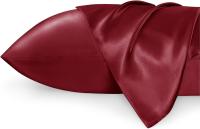 Bedsure-funda de almohada de satén para pelo y piel, sedosa, con cierre de sobre, Similar a fundas de almohada de seda - details 2