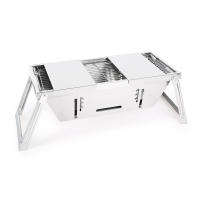 Parrilla de Camping portátil para exteriores, parrilla de mesa ligera de tamaño pequeño para barbacoas, Picnics de viaje - details 0