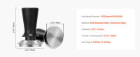 SucceBuy Prensador de café expreso con resorte de 51 mm, presión de 30 libras, prensador de café de acero inoxidable con agarre antideslizante para barista y elaboración casera - details 6