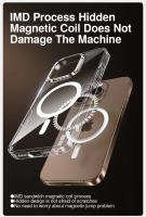 SmartDevil-funda de teléfono magnética de vidrio templado para iPhone 16 Pro Max, funda trasera transparente Magsafe para iPhone 16 Pro 16 - details 5