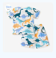 Traje de manga corta con estampado de punto para niños, algodón, verano, nuevo - details 3