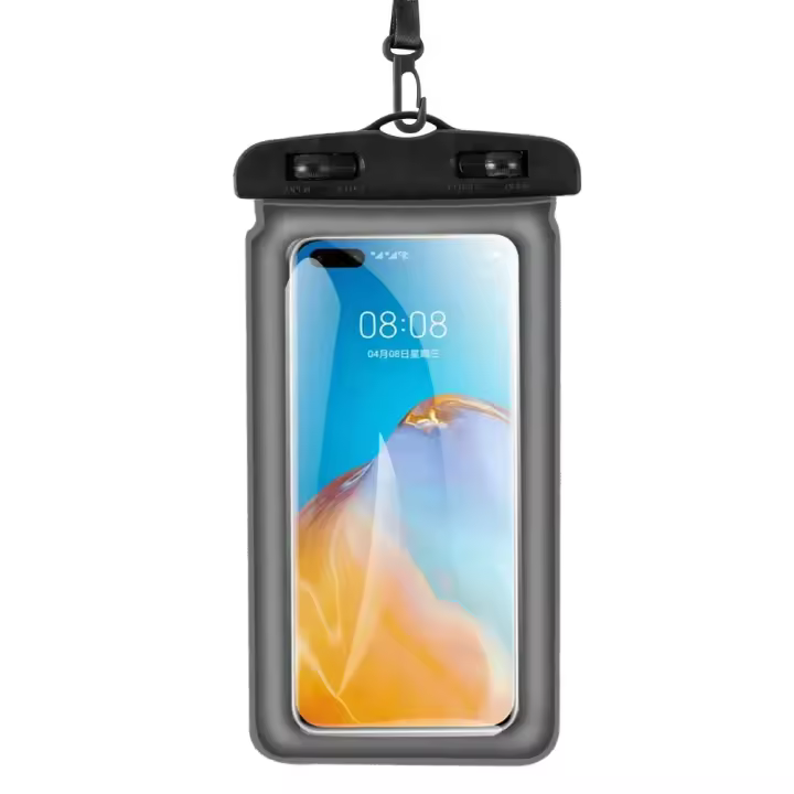 Bolsa de Teléfono Impermeable Universal Gran Bolsa Móvil IPX8 con Cordón para Buceo, Natación, Deportes al Aire Libre 5.2-6.4 Pulgadas - 1