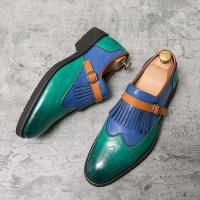 Zapatos de vestir para hombre, diseño italiano de moda de Cow Ford, zapatos de cuero nuevos 2022 - details 10