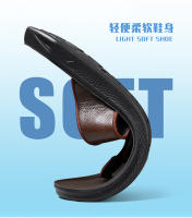 Chanclas de hombre nuevas de verano, antideslizantes y desodorantes, para conducir, informales, tipo sandalia de playa. - details 2