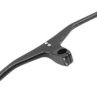 Manillar y vástago de bicicleta de fibra completa 3K mate brillante para bicicleta de montaña, barra de carbono integrada para bicicleta de montaña, ángulo de 17 grados - details 5